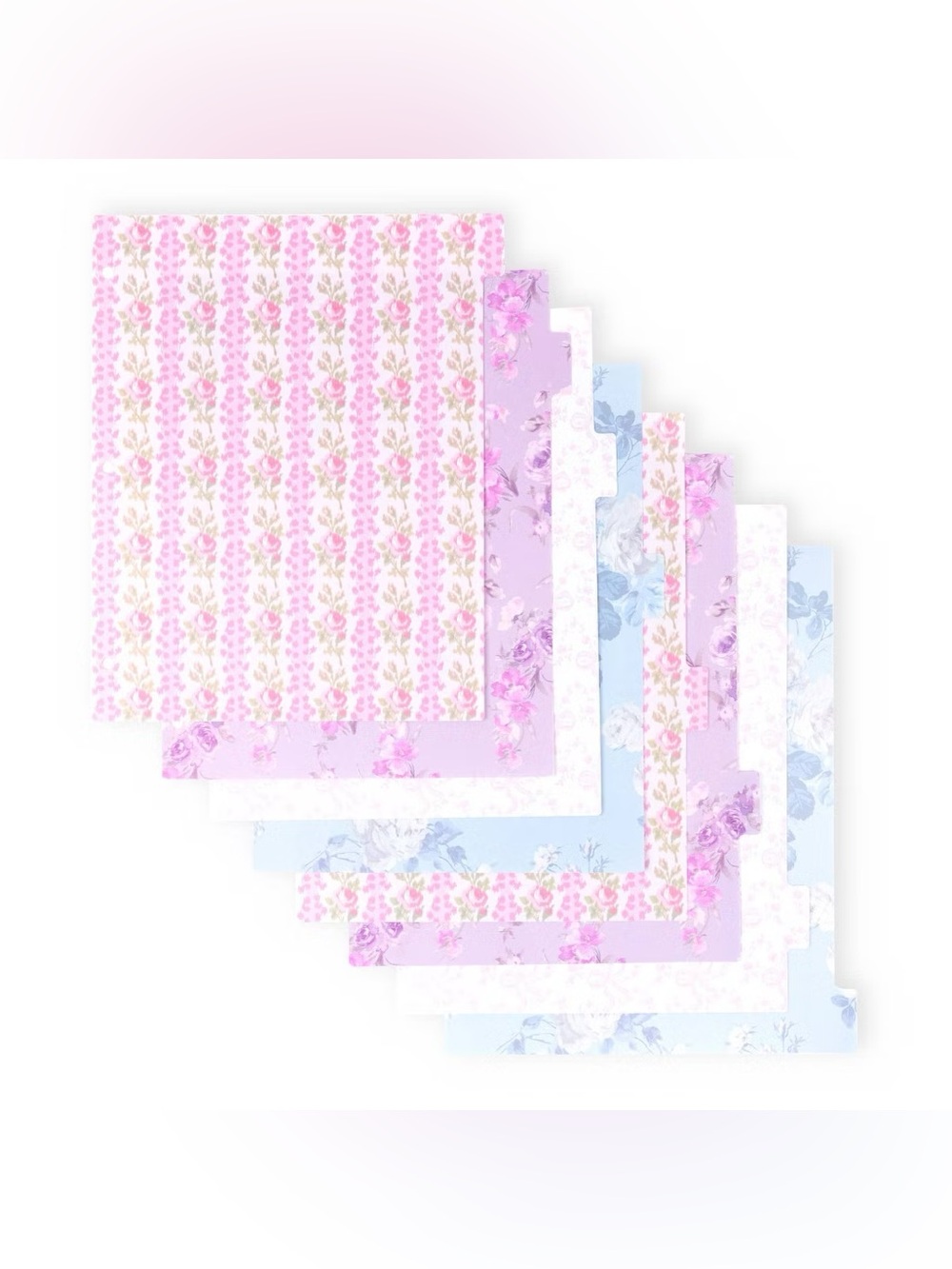 🩷💙💜🎯 LoveShackFancy x Target - Yoobi Tab Dividers 8-Tab